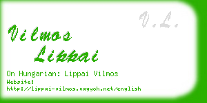 vilmos lippai business card